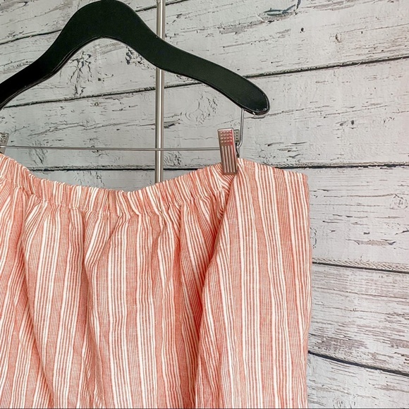 Free People Womens Hello There Beautiful Knit Blouse, Orange - Picture 9 of 10